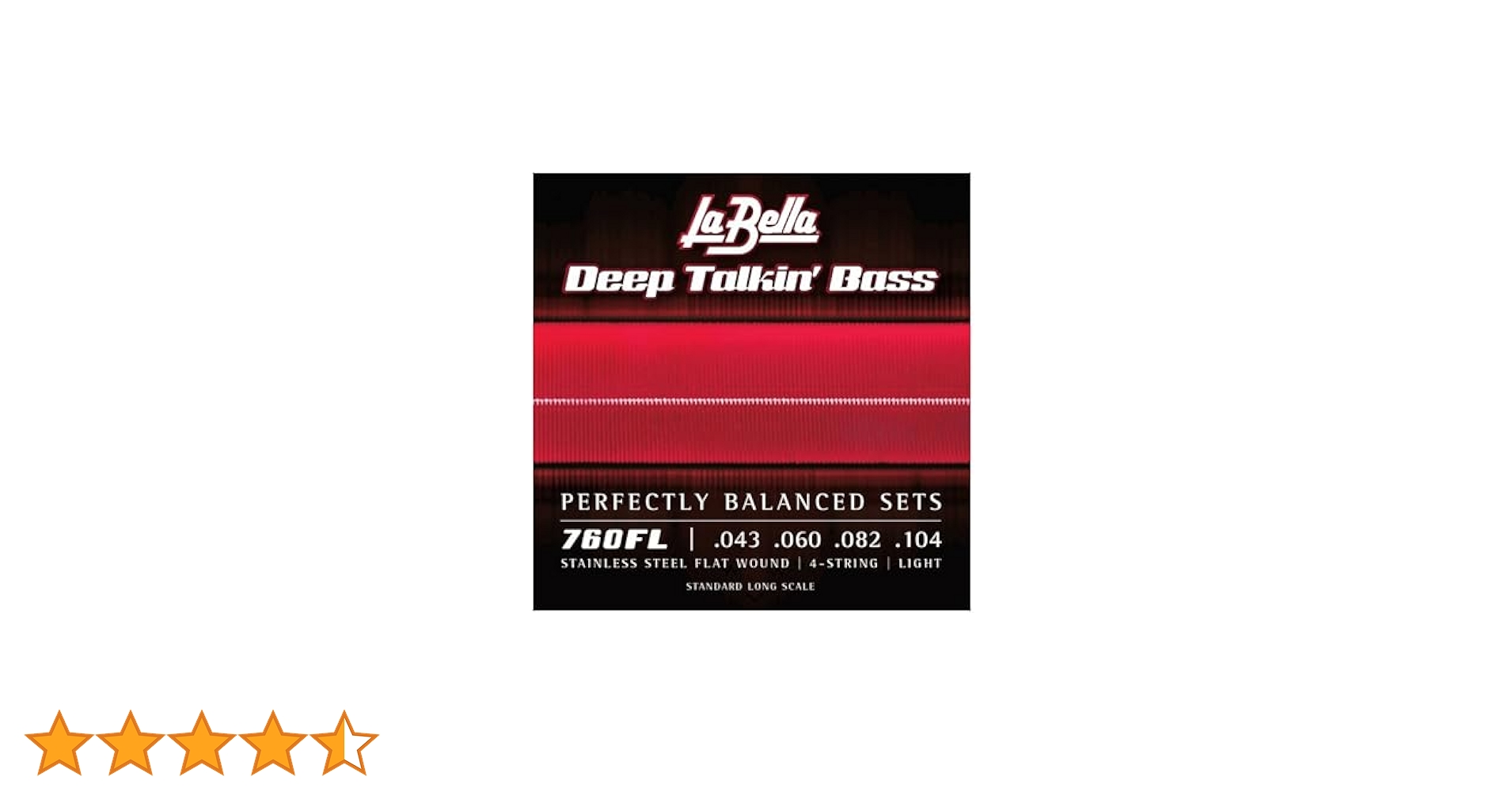 Amazon | La Bella 760FL/Deep Talkin' Bass/Light/043-104